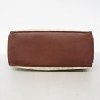 Celine Handbag Triomphe Canvas Beige Brown Gold — view 3
