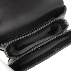 Chanel Shoulder Bag Quilted Lambskin Black Gold 2-Way — view 4