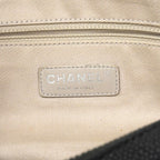 Chanel Shoulder Bag Quilted Caviar Leather Black Silver — view 5