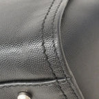 Chanel Chain Tote Deauville Caviar Leather Black Silver 2-Way — view 7
