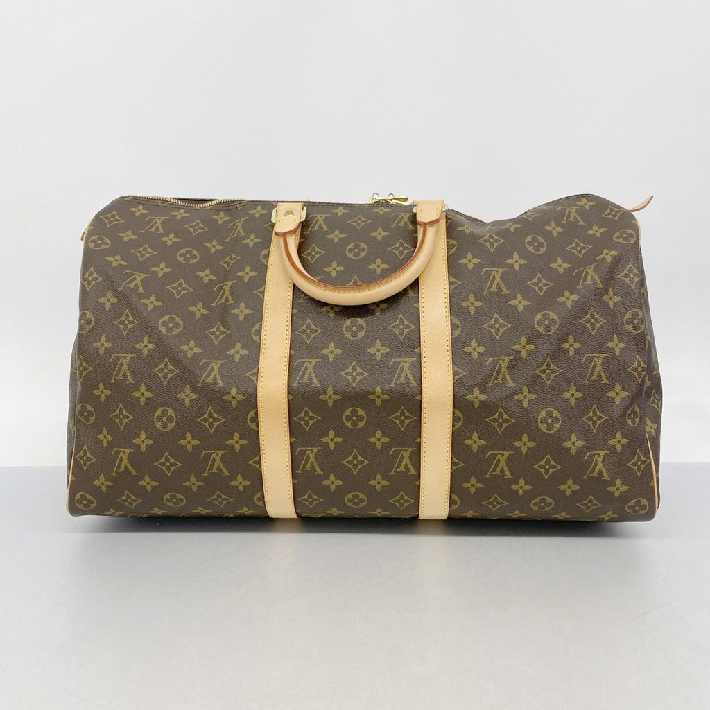 Louis Vuitton Boston Bag Monogram Keepall 50 Brown — view 9