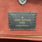 Louis Vuitton Tote Monogram Empreinte Bicolor On The Go MM Black Beige 2-Way — view 5