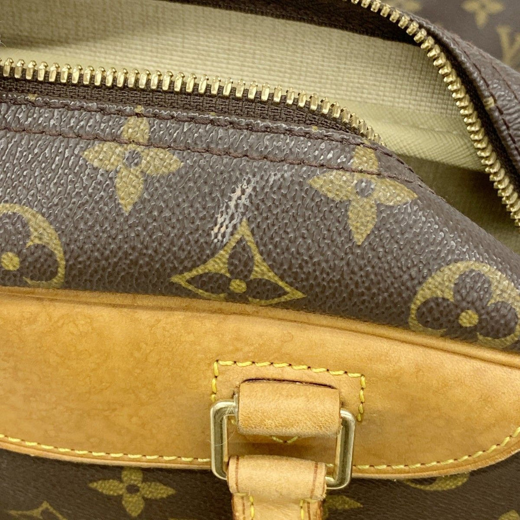 Louis Vuitton Handbag Monogram Deauville Brown — view 6