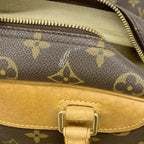 Louis Vuitton Handbag Monogram Deauville Brown — view 6