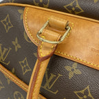 Louis Vuitton Handbag Monogram Deauville Brown — view 9