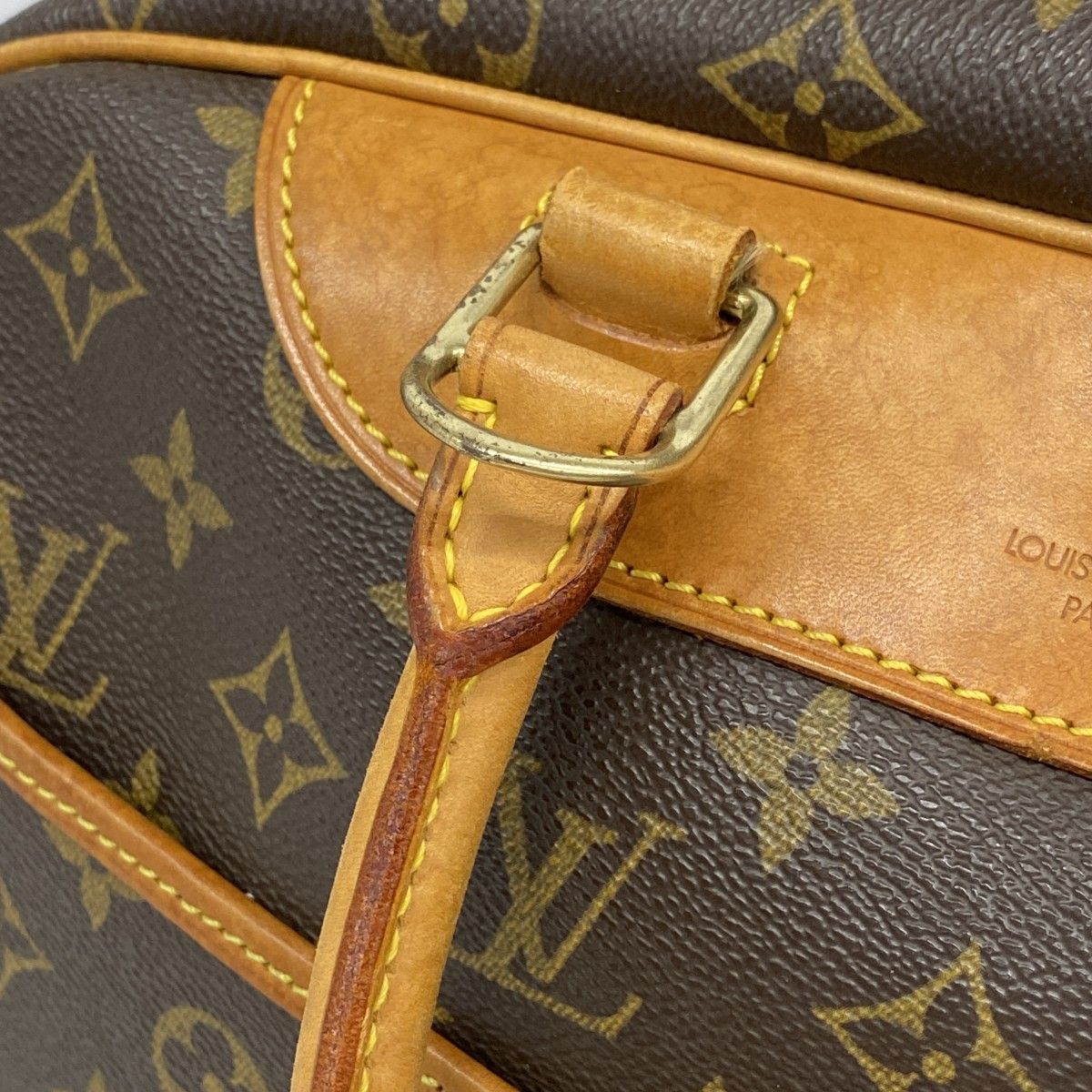 Louis Vuitton Handbag Monogram Deauville Brown — view 9