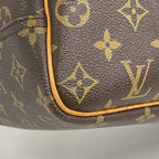 Louis Vuitton Handbag Monogram Deauville Brown — view 8