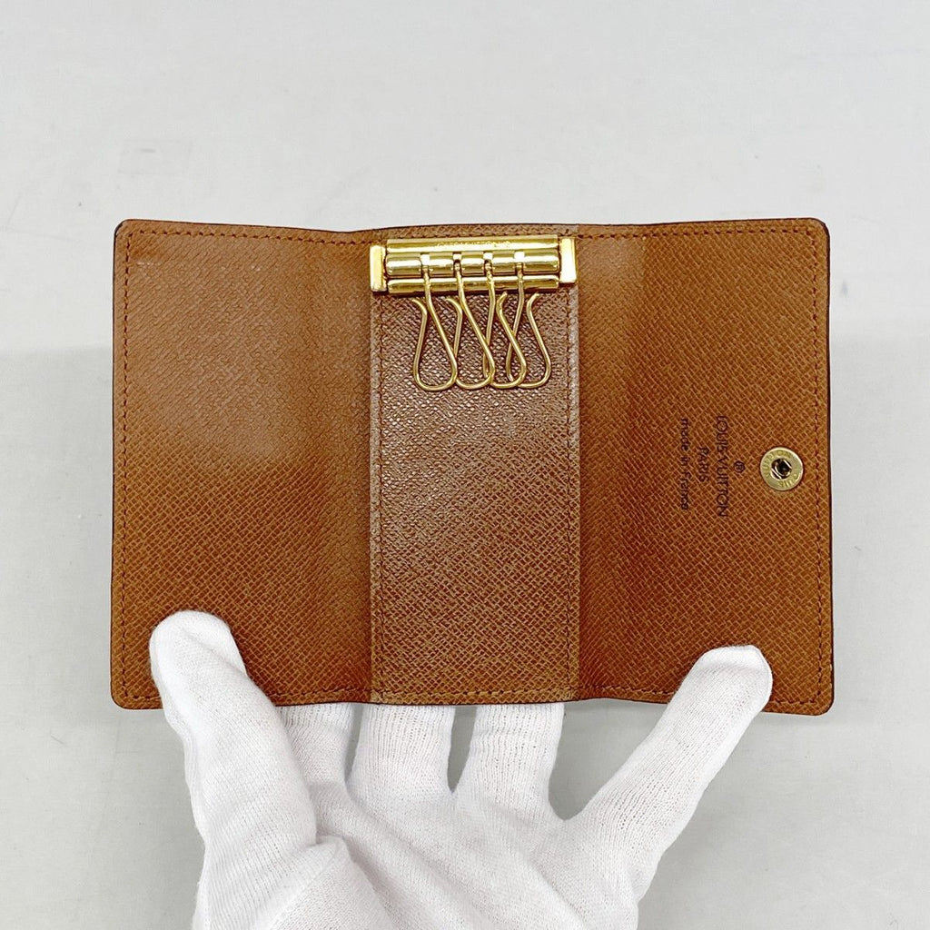 Louis Vuitton Key Case Monogram Multicles 4 Brown Key Holder — view 3
