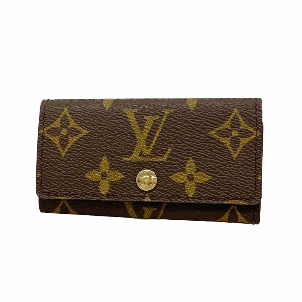 Louis Vuitton Key Case Monogram Multicles 4 Brown Key Holder