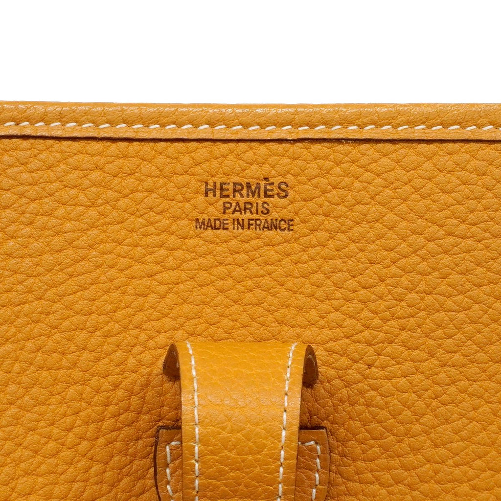 Hermes Shoulder Bag Evelyne Ardennes Natural Gold — view 5