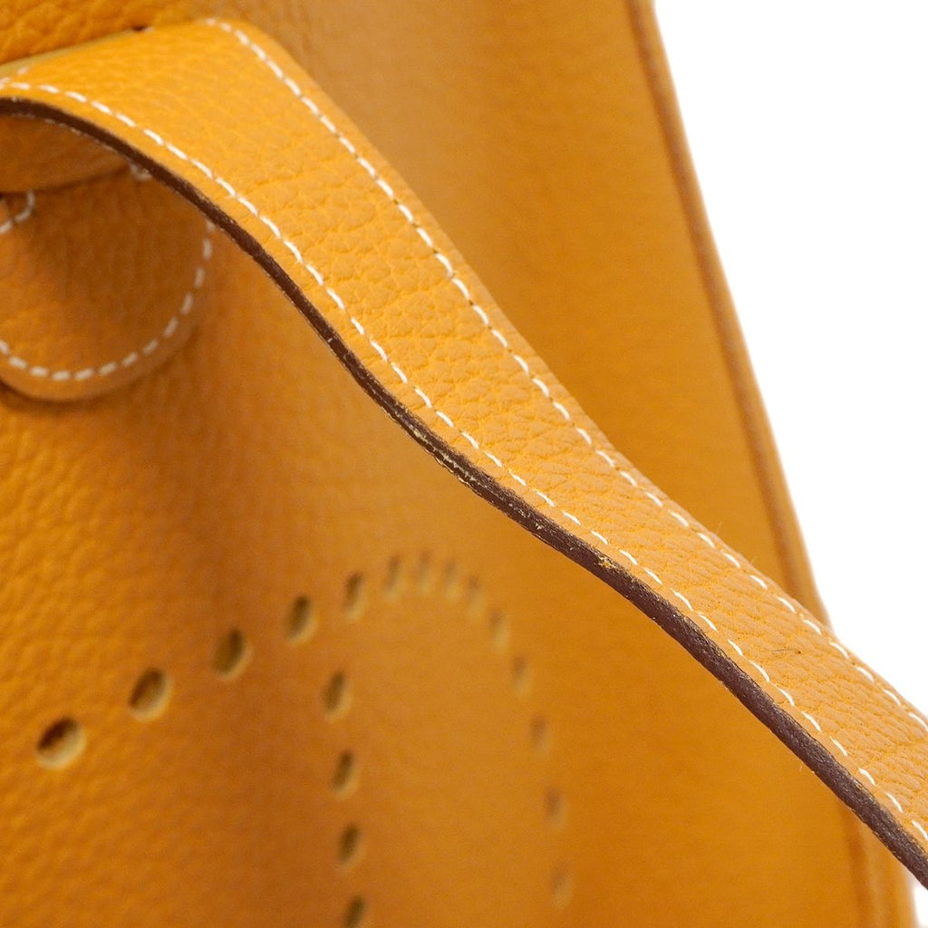 Hermes Shoulder Bag Evelyne Ardennes Natural Gold — view 8