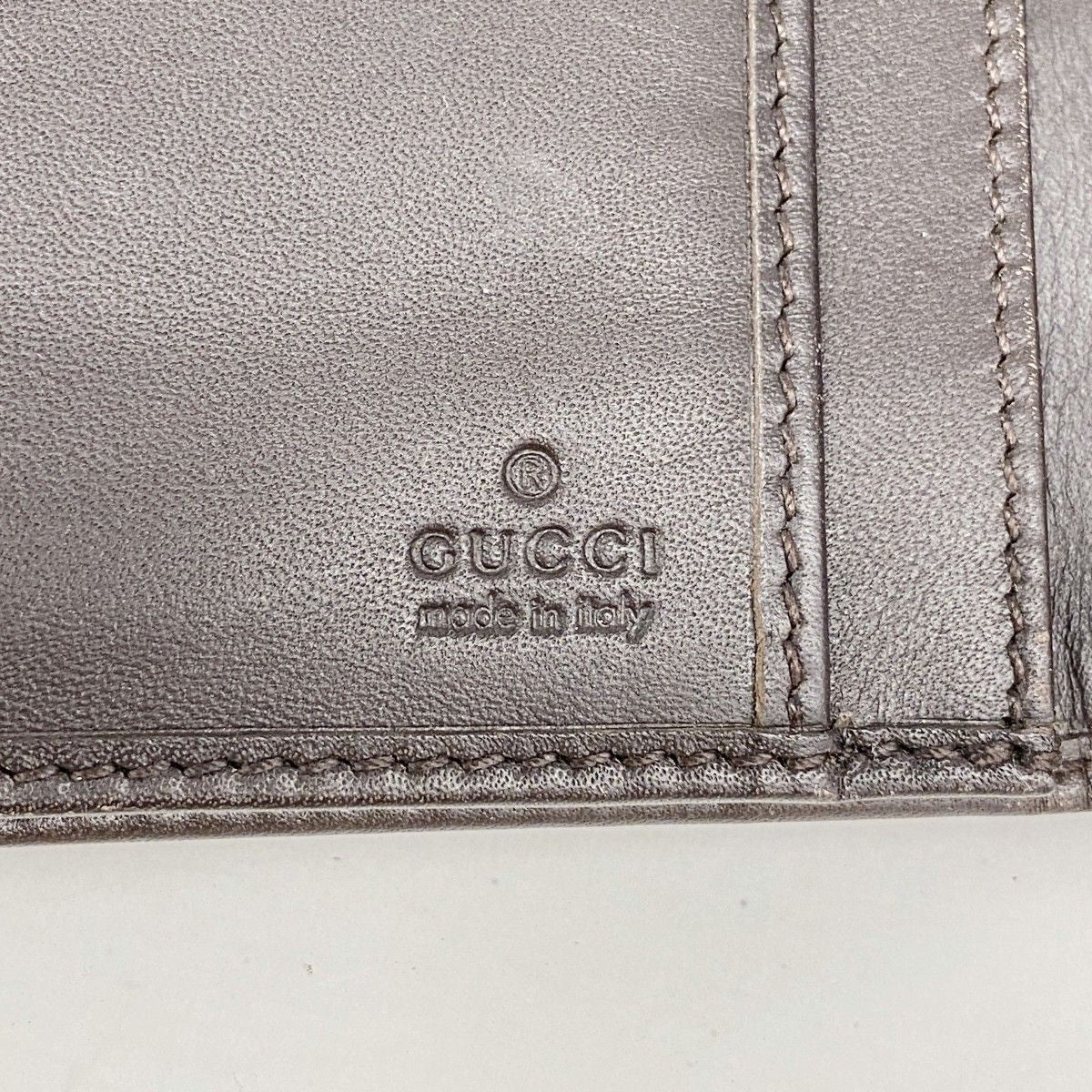 Gucci Wallet GG Canvas Sherry Line Brown Gold — view 4