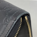 Gucci Wallet Guccissima Leather Black Gold — view 5
