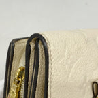 Louis Vuitton Trifold Wallet Monogram Empreinte Portefeuille Metis Compact Cream — view 6