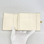 Louis Vuitton Trifold Wallet Monogram Empreinte Portefeuille Metis Compact Cream — view 3