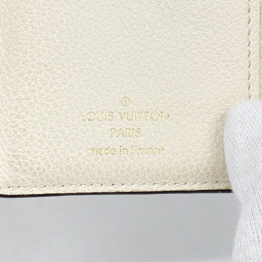 Louis Vuitton Trifold Wallet Monogram Empreinte Portefeuille Metis Compact Cream — view 4