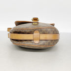 Celine Shoulder Bag Macadam Brown Gold — view 3