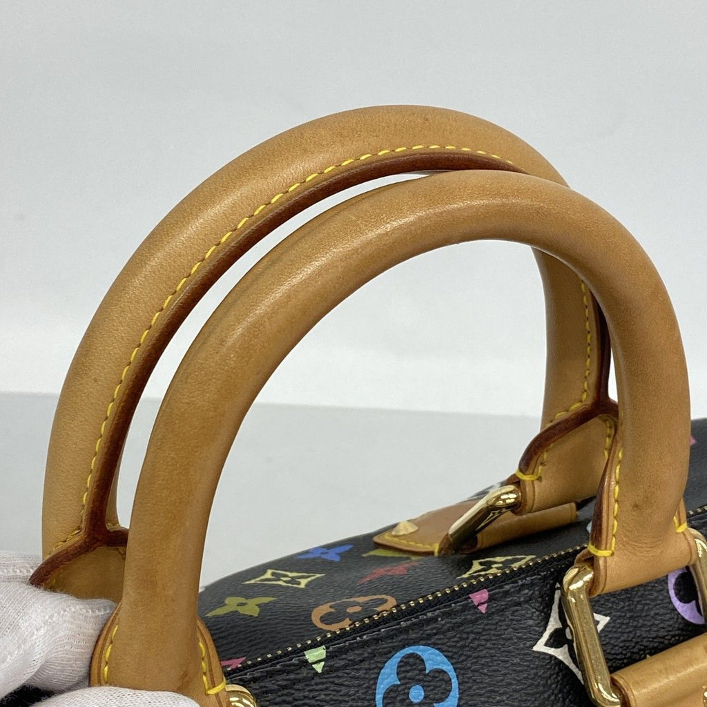 Louis Vuitton Handbag Monogram Multicolor Speedy 30 Noir — view 7