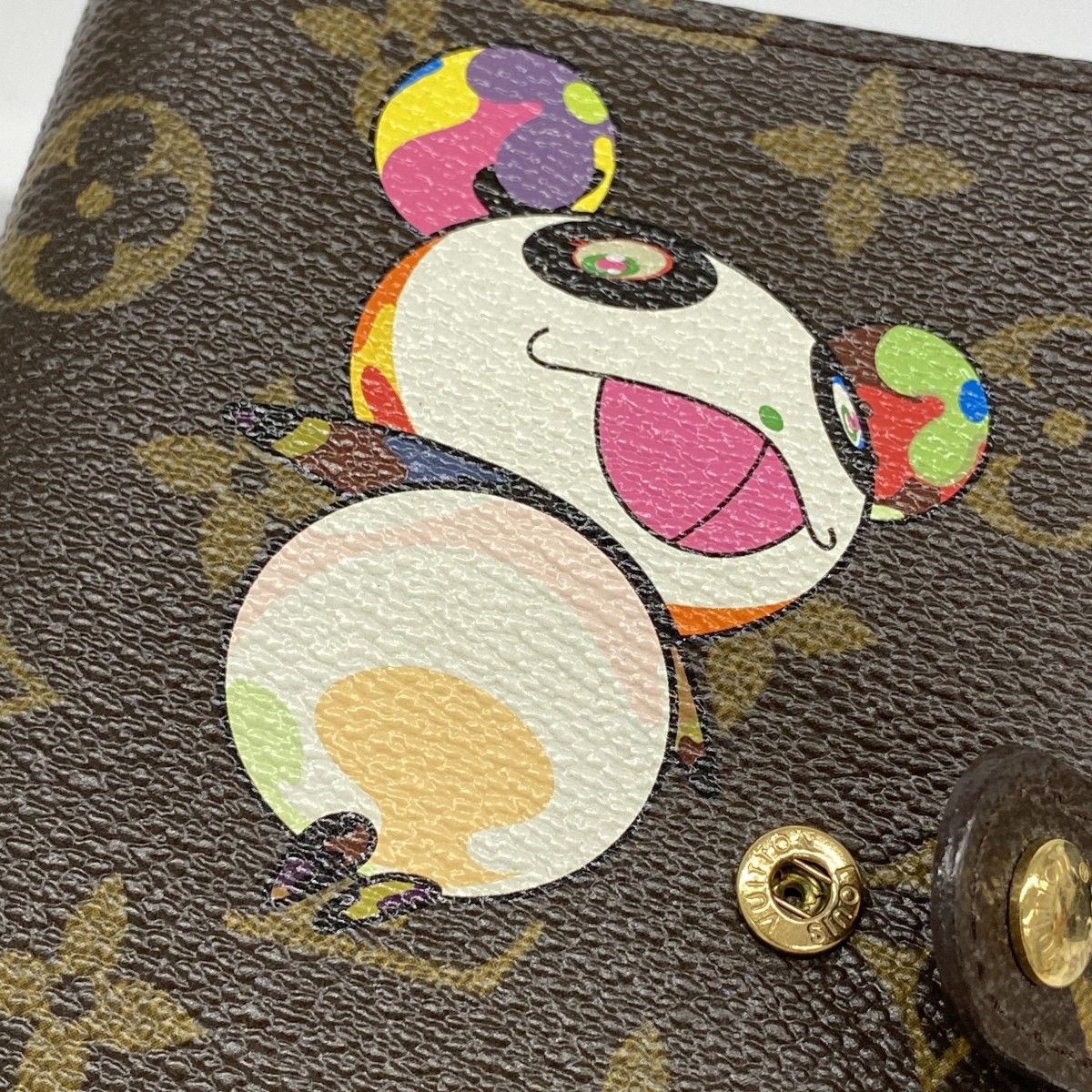 Louis Vuitton Notebook Cover Monogram Panda Agenda PM Brown — view 6
