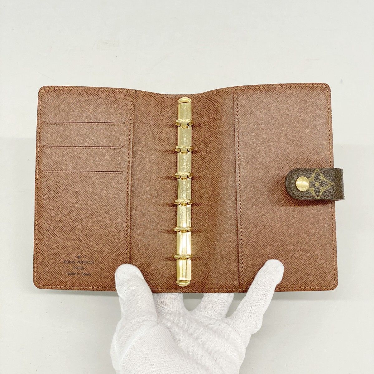 Louis Vuitton Notebook Cover Monogram Panda Agenda PM Brown — view 3
