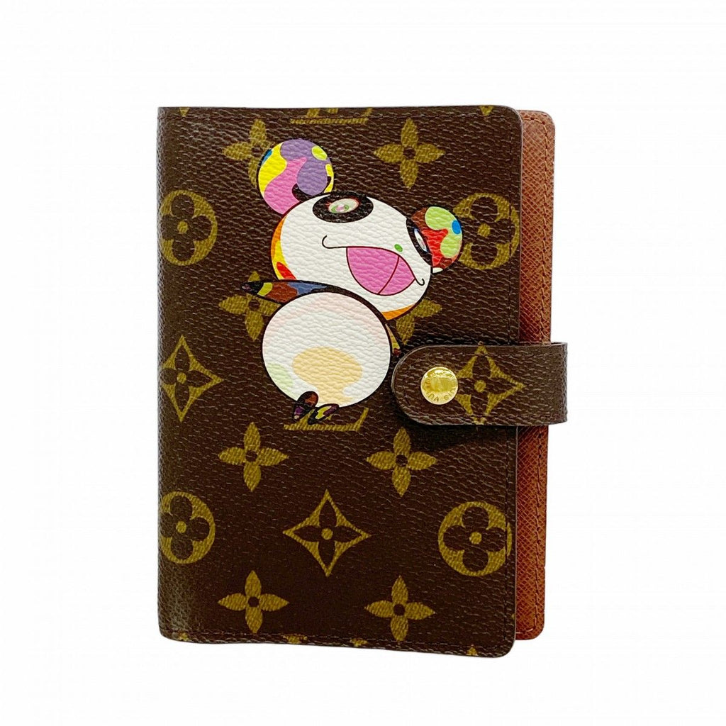Louis Vuitton Notebook Cover Monogram Panda Agenda PM Brown