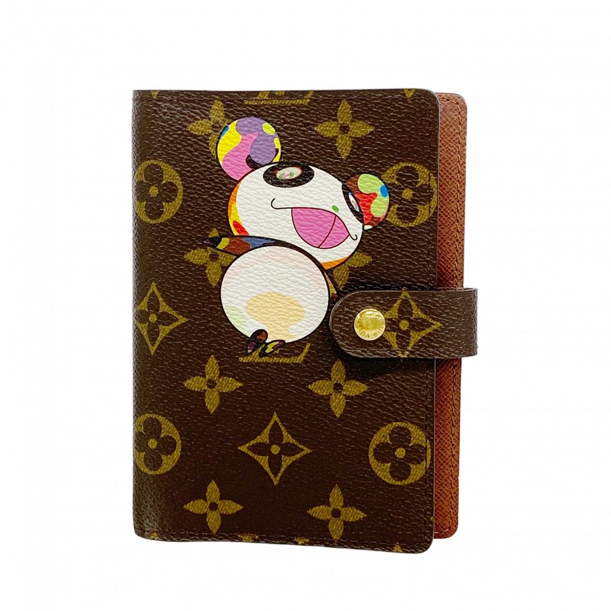 Louis Vuitton Notebook Cover Monogram Panda Agenda PM Brown