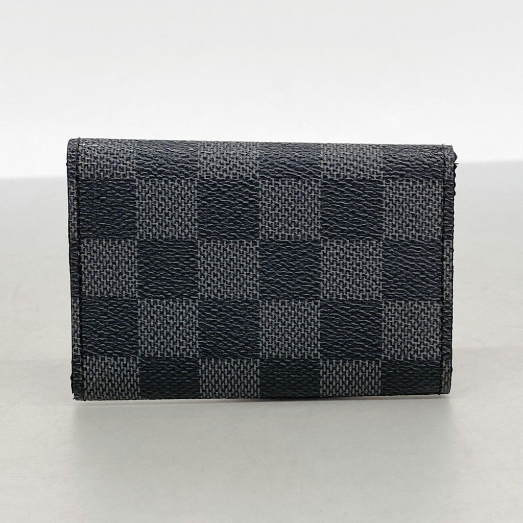 Louis Vuitton Key Case Damier Graphite Multicles 6 Black Key Holder — view 7