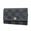 Louis Vuitton Key Case Damier Graphite Multicles 6 Black Key Holder
