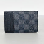 Louis Vuitton Card Case Damier Graphite Neo Holder Black — view 6