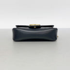 Gucci Shoulder Wallet GG Marmont Leather Black Gold — view 3