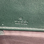Gucci Wallet Micro Guccissima Leather Green Silver — view 4