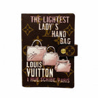 Louis Vuitton Notebook Cover Monogram Afish Agenda PM Brown