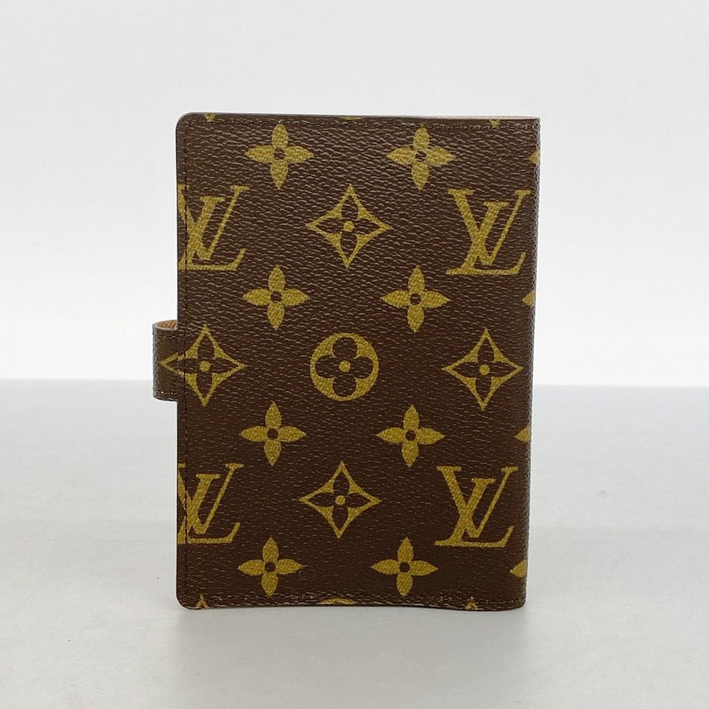 Louis Vuitton Notebook Cover Monogram Afish Agenda PM Brown — view 6