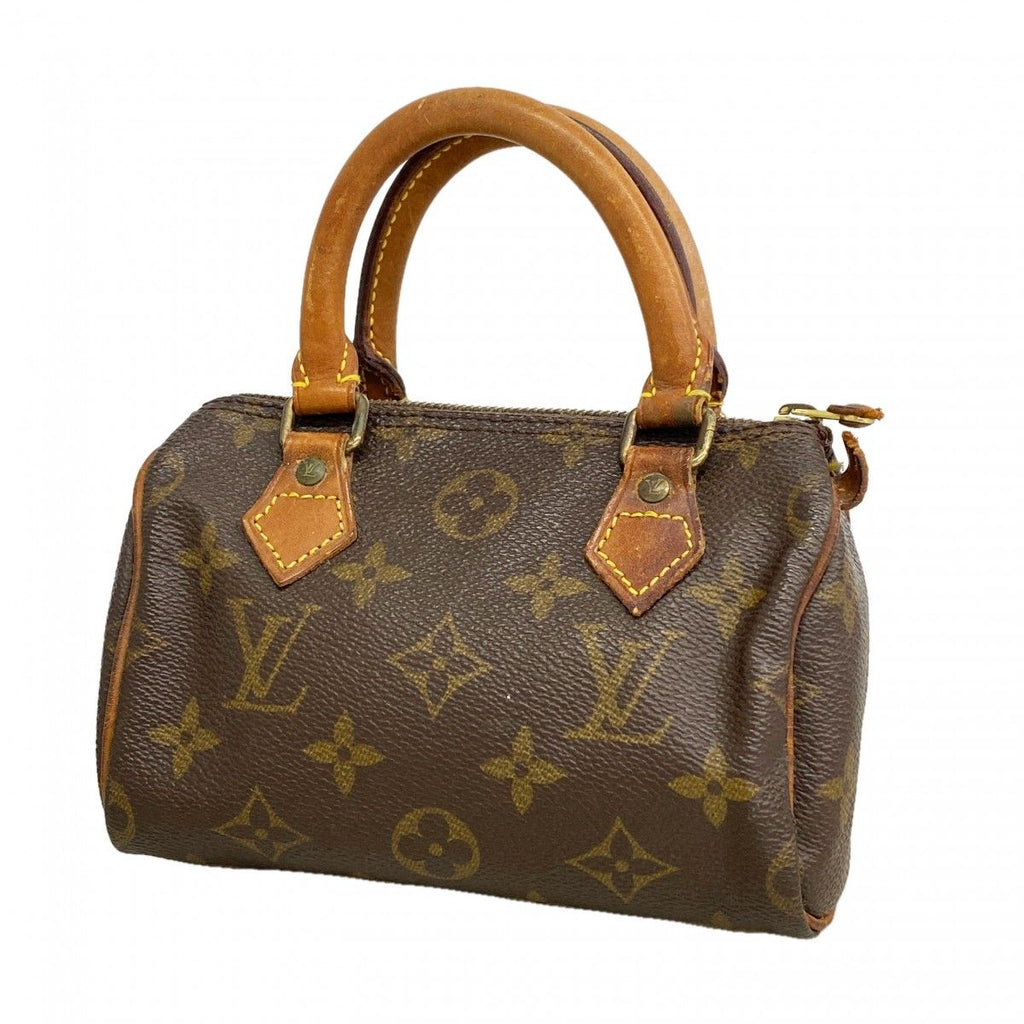 Louis Vuitton Handbag Monogram Mini Speedy Brown