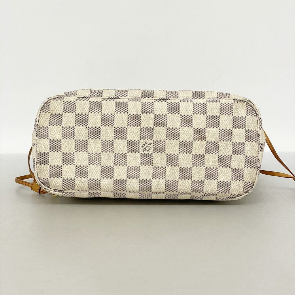 Louis Vuitton Tote Damier Azur Neverfull PM White — view 3