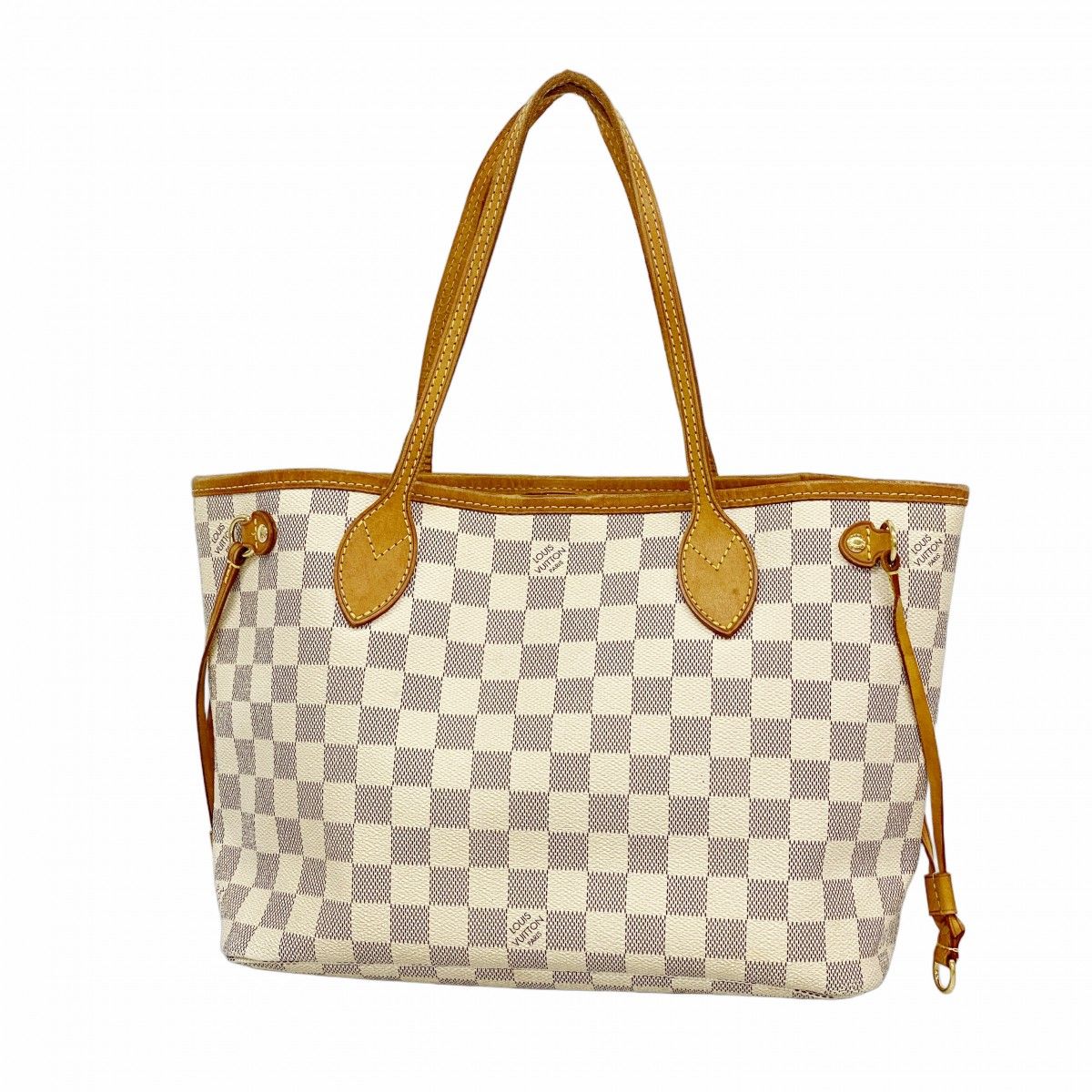 Louis Vuitton Tote Damier Azur Neverfull PM White
