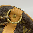 Louis Vuitton Boston Bag Monogram Keepall Bandouliere 45 Brown — view 8