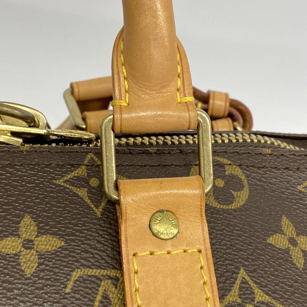 Louis Vuitton Boston Bag Monogram Keepall Bandouliere 45 Brown — view 9
