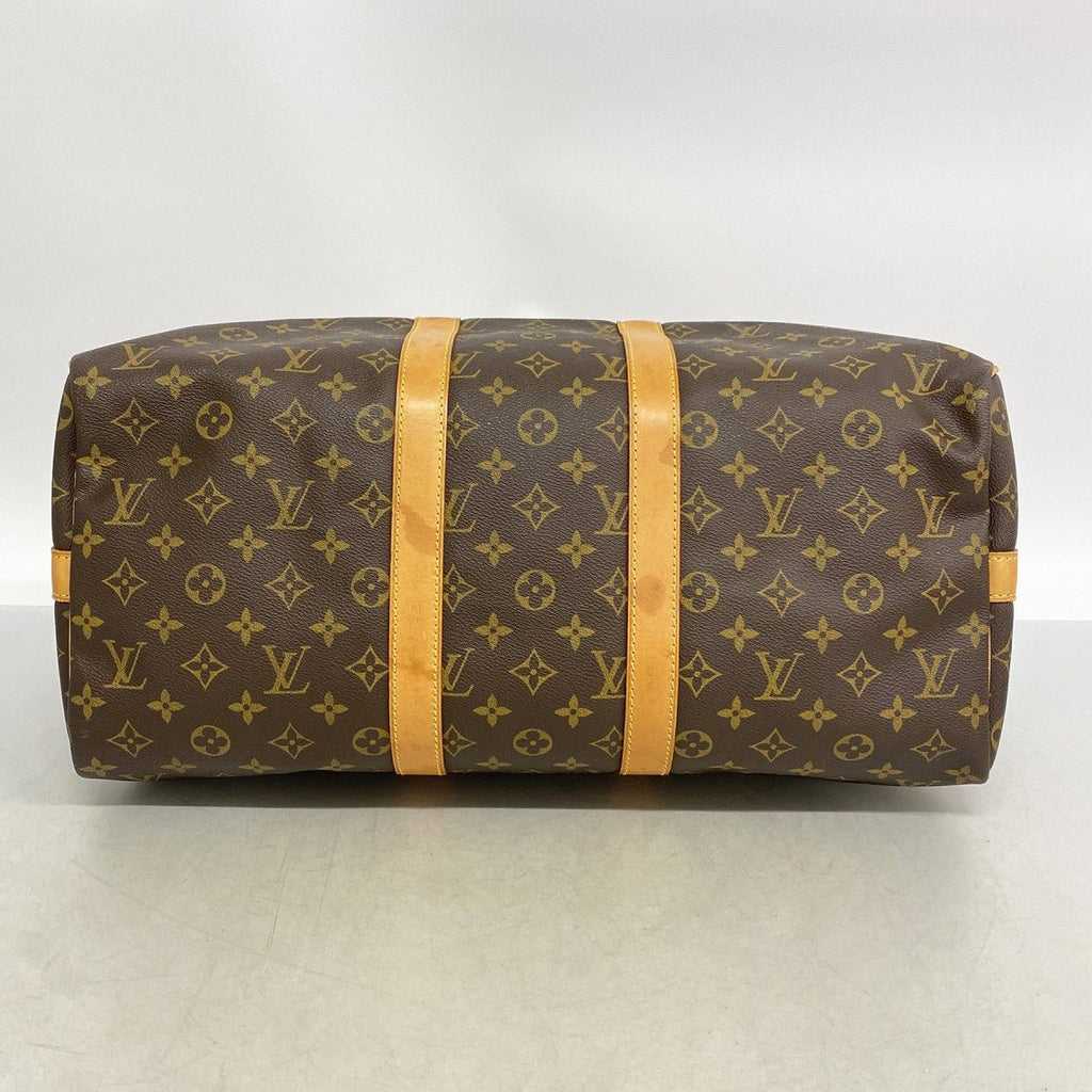 Louis Vuitton Boston Bag Monogram Keepall Bandouliere 45 Brown — view 3
