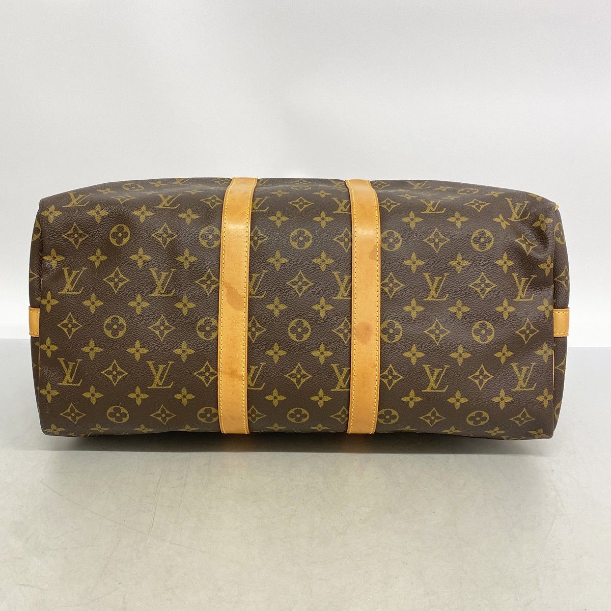 Louis Vuitton Boston Bag Monogram Keepall Bandouliere 45 Brown — view 3