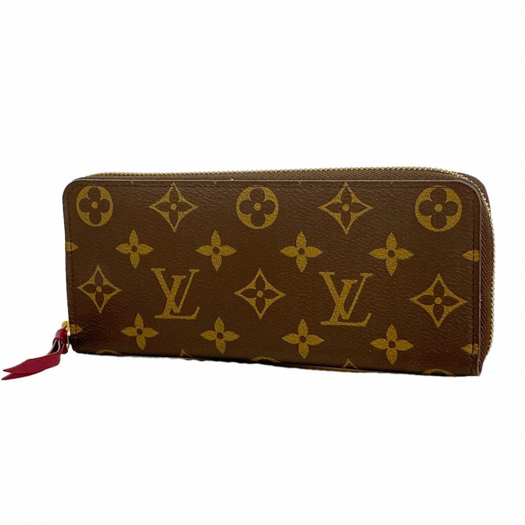 Louis Vuitton Wallet Monogram Portefeuille Clemence Fuchsia