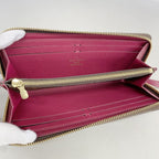 Louis Vuitton Wallet Monogram Portefeuille Clemence Fuchsia — view 3