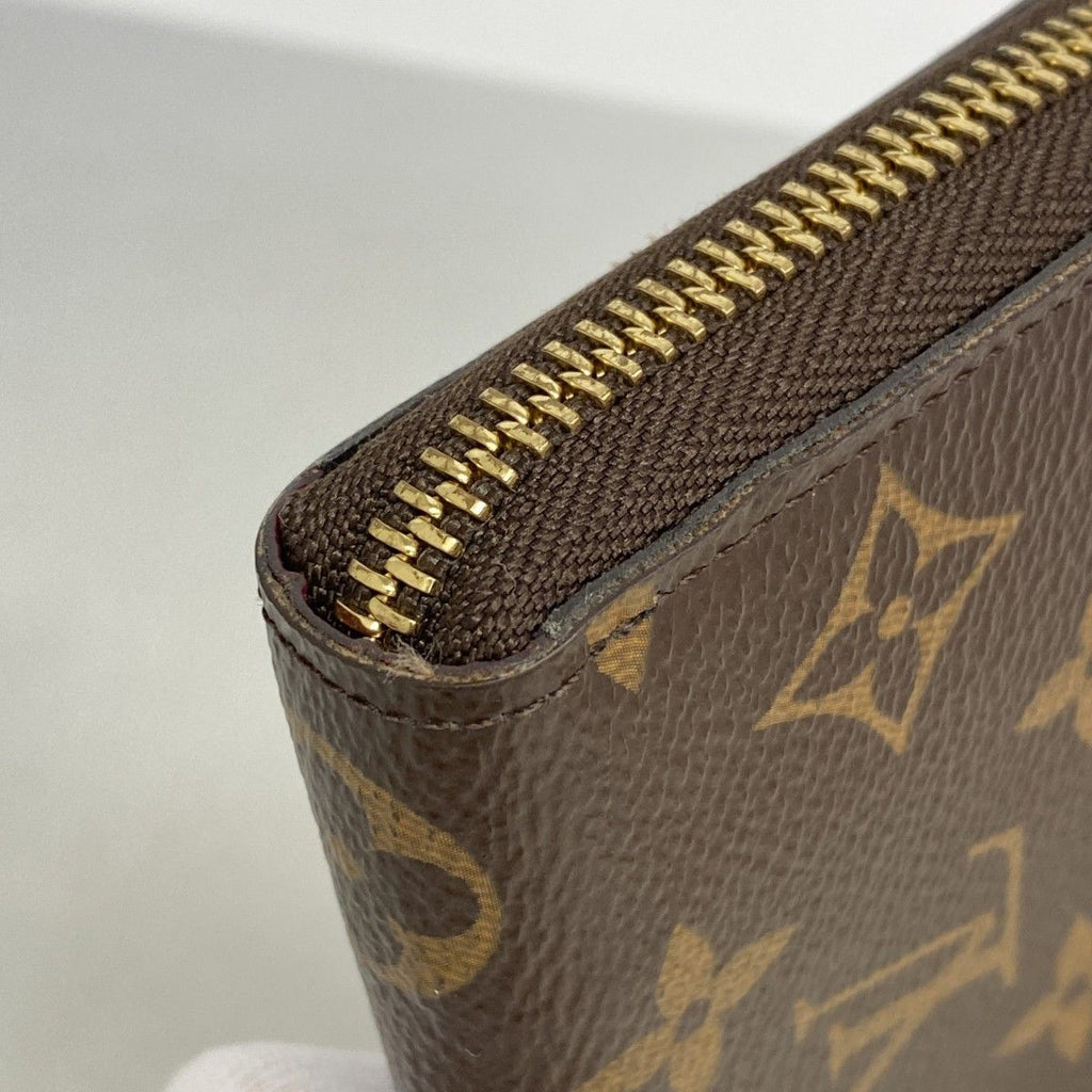 Louis Vuitton Wallet Monogram Portefeuille Clemence Fuchsia — view 6