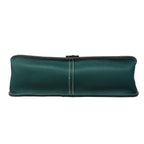 Hermes Handbag Halzan 31 Taurillon Clemence Vert Vertigo Silver — view 3