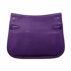 Hermes Shoulder Bag Gipsiere 28 Taurillon Clemence Ultra Violet Silver — view 7