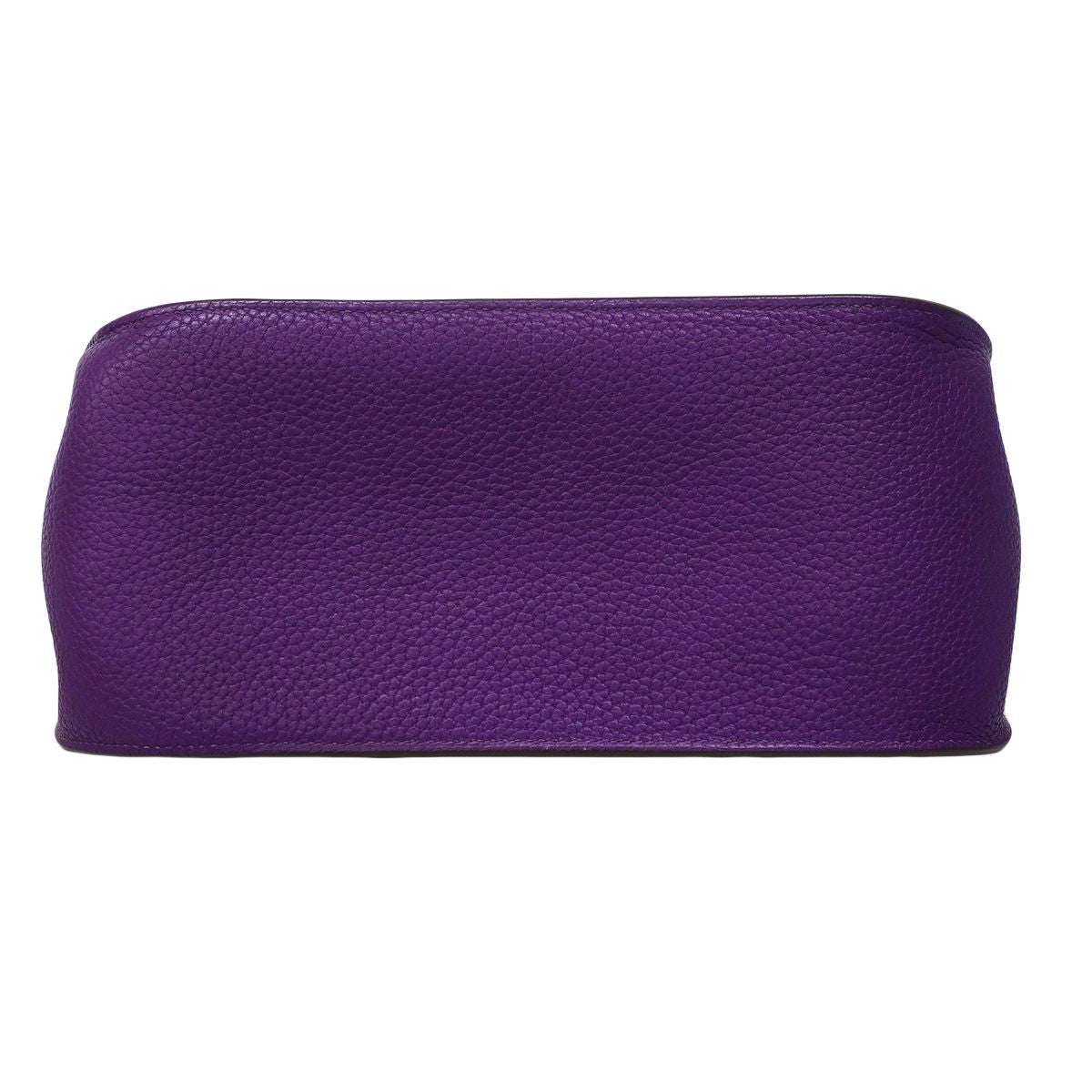 Hermes Shoulder Bag Gipsiere 28 Taurillon Clemence Ultra Violet Silver — view 3