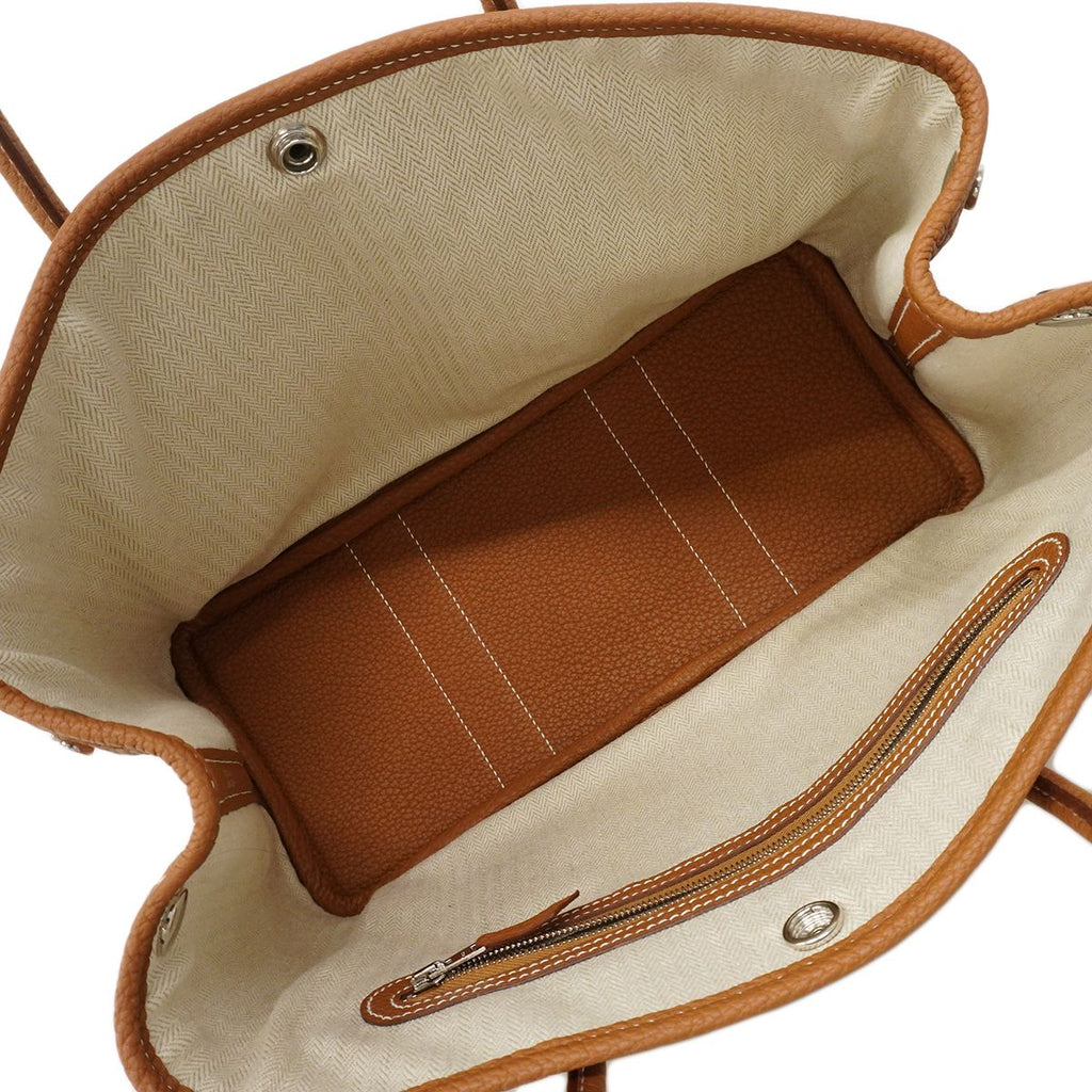 Hermes Tote Garden Party TPM Negonda Gold Silver — view 4