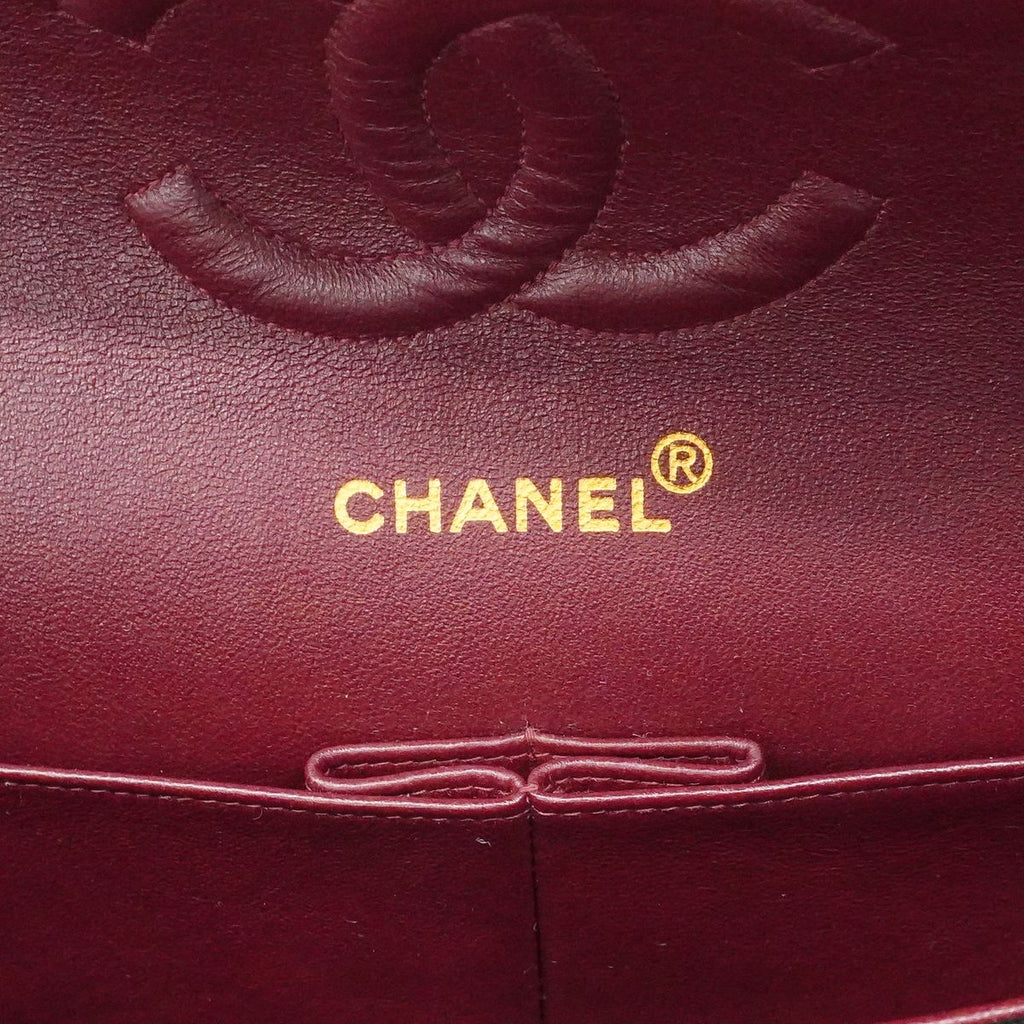 Chanel Shoulder Bag Quilted Lambskin Black Gold — view 5