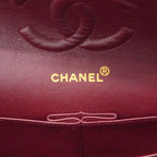 Chanel Shoulder Bag Quilted Lambskin Black Gold — view 5