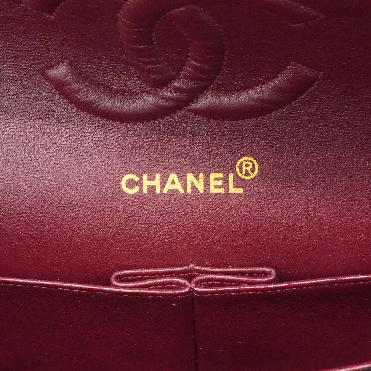 Chanel Shoulder Bag Quilted Lambskin Black Gold — view 5